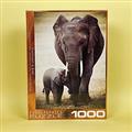 پازل 1000 تکه یوروگرافیکس طرح Elephant & Baby (فیل و بچه فیل)