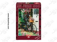 پازل 500 تکه‌ آرت پازل طرح Bicycle and Flowers (دوچرخه و گل) | 4166 Art Puzzle 