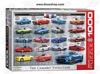 پازل 1000 تکه یوروگرافیکس طرح Chevrolet The Camaro Evolution (سیر تکاملی شورلت) | Eurographics 0733