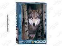 پازل 1000 تکه یوروگرافیکس طرح Grey Wolf (گرگ خاکستری) | Eurographics 1244