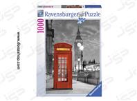 پازل 1000 تکه‌ رونزبرگر طرح London Big Ben (ساعت بیگ بن و کیوسک تلفن) | 19475 Ravensburger 