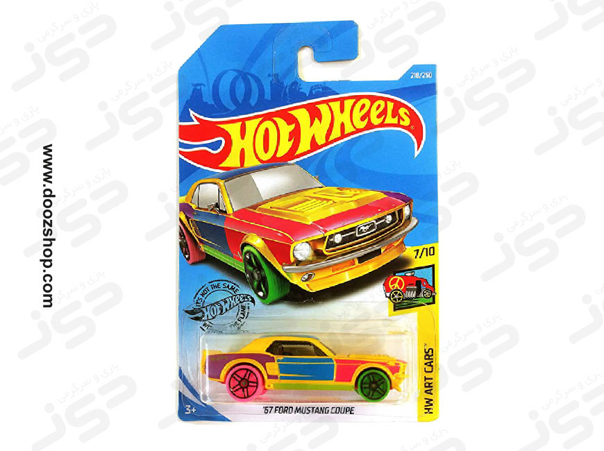 ماشین هات ویلز مدل Hot Wheels 67 Ford Mustang Coupe 