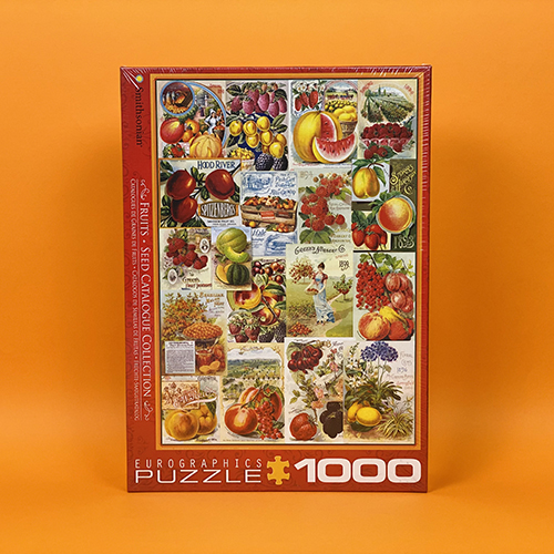 پازل 1000 تکه یوروگرافیکس طرح Fruits Seed Catalog Collection (میوه ها)