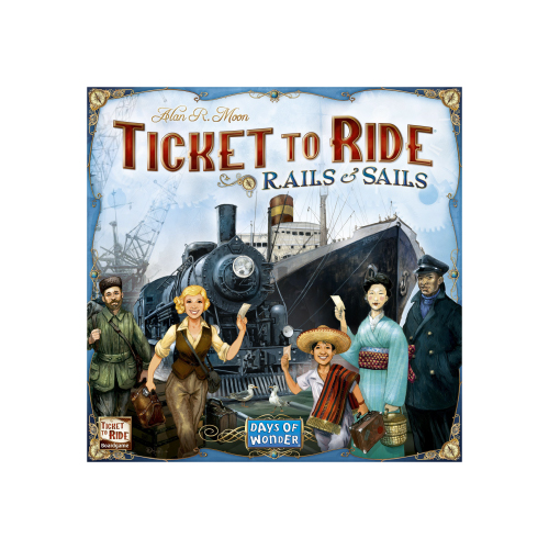 بازی رومیزی - بردگیم تیکت تو راید ریلز اند سیلز (Ticket To Ride Rails And Sails) | نسخه اورجینال