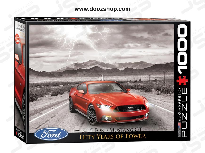 پازل 1000 تکه یوروگرافیکس طرح Ford Mustang GT Fifty Years of Power (فورد موستانگ جی تی) | Eurographics 0702