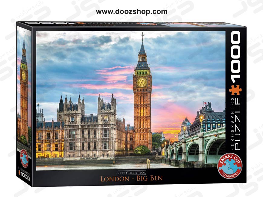 پازل 1000 تکه یوروگرافیکس طرح London Big Ben (ساعت بیگ بن) | Eurographics 0764