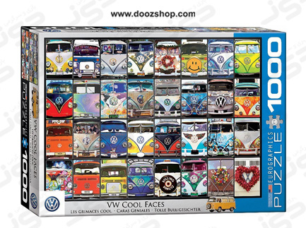 پازل 1000 تکه یوروگرافیکس طرح Volkswagen Cool Faces (فولکس واگن کول فیس) | Eurographics 0870
