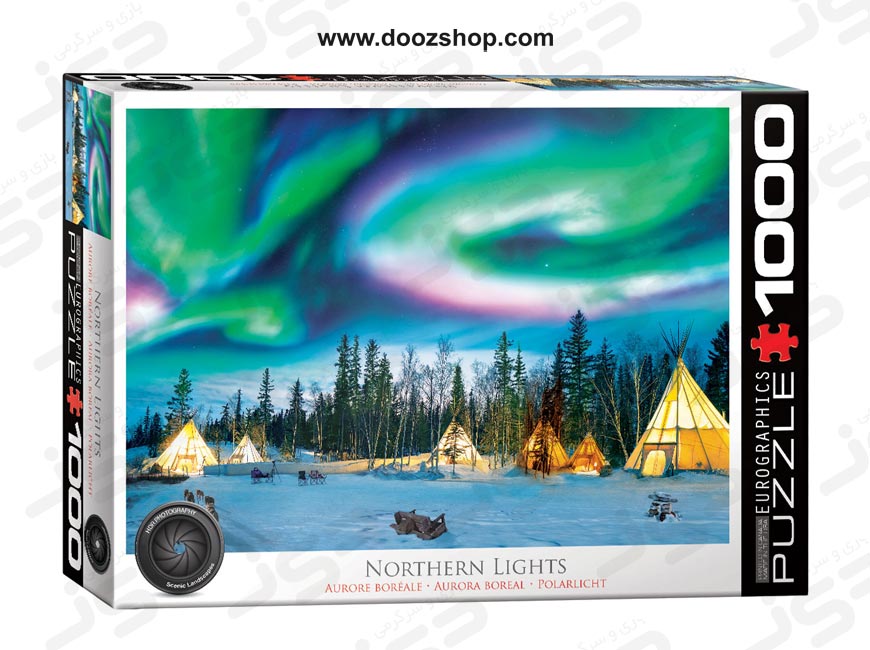پازل 1000 تکه یوروگرافیکس طرح Northern Lights (شفق های قطبی) | Eurographics 5435